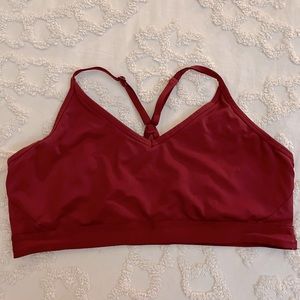 ✧ Burgundy Sports Bra  ✧